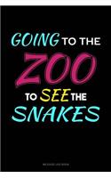 Going to the Zoo to See the Snakes: Mileage Log Book(187 Mileage Log Book)