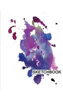Sketchbook: 8" x 10", Drawing Sketchbook, Unlruled Notebook, Drawing Paper Pad, Watercolor (2) - (Sketch book)