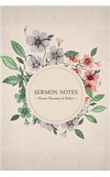 Sermon Notes Journal
