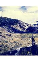 Graph Paper Notebook: : Hiking Trail Cover Design Graph Book 4 x 4, 200 Pages