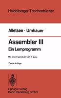 Assembler 3: Ein Lernprogramm