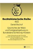 Geschichte der Wald- und Forstgesetzgebung im Bundesland Schleswig-Holstein