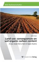 Land use: consequences on soil organic carbon content