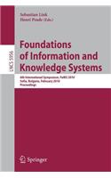 Foundations of Information and Knowledge Systems