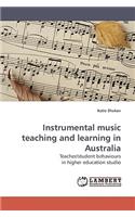 Instrumental music teaching and learning in Australia