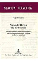 Alexander Herzen Und Die Schweiz