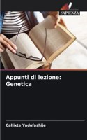 Appunti di lezione