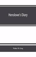 Henslowe's diary