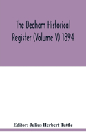 Dedham historical register (Volume V) 1894