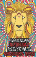 amazing animals mandala coloring book