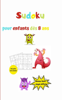 sudoku pour enfants dès 8 ans, 100 grilles avec solutions, niveau facile, moyen, difficile: Monstres.