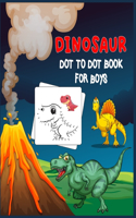 Dinosaur Dot to Dot Book For Boys