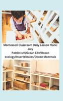 Montessori Classroom Daily Lesson Plans