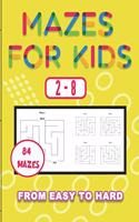 Mazes For Kids 2-8 from easy level to hard