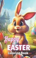 Happy Easter Coloring Book for Kids