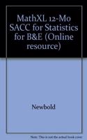 MathXL 12-Mo SACC for Statistics for B&E