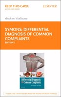 Differential Diagnosis of Common Complaints Elsevier eBook on Vitalsource (Retail Access Card)