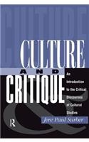 Culture and Critique