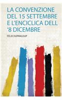 La Convenzione Del 15 Settembre E L'enciclica Dell '8 Dicembre