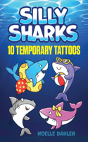 Silly Sharks: 10 Temporary Tattoos