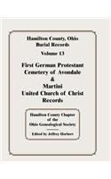 Hamilton County, Ohio Burial Records, Volume 13