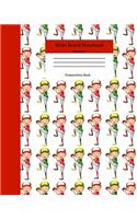 Wide Ruled Notebook Baseball Composition Book