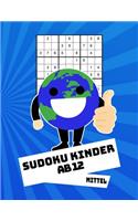 Sudoku Kinder Ab 12 Mittel: 100 Rätsel - Rätselblock Mit Lösungen 9x9 - Grundschule