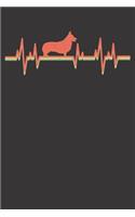 Notebook: Welsh Corgi Pembroke College Ruled 6x9 120 Pages