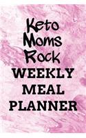 Keto Mom's Rock WEEKLY MEAL PLANNER