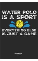 Water Polo Notebook: Dotted Lined Water Polo Notebook (6x9 inches) ideal as a Players Journal. Perfect as a Water Polo Rules or Score Book for all Waterpolo Lover. Great