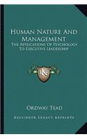 Human Nature And Management