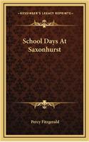 School Days at Saxonhurst