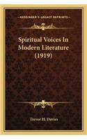 Spiritual Voices In Modern Literature (1919)