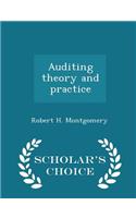 Auditing Theory and Practice - Scholar's Choice Edition