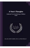 A Year's Thoughts