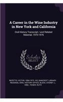 Career in the Wine Industry in New York and California