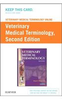 Veterinary Medical Terminology Online (Retail Access Card)