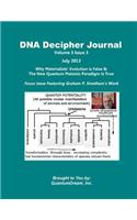 DNA Decipher Journal Volume 3 Issue 4: Quantum Intelligent Design in Contrast to Mindless Materialists? Evolution