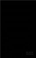 Black Notebook: Ruled Paper Notebook ( Journal / Cuaderno / Portable )(English)