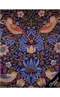 Botanical Notebook Collection: Vintage Pattern, Floral Journal/Diary, Wide Ruled, 100 Pages, 8.5 x 11