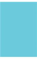 Electric Cyan Notebook: 150 Dot Grid Pages