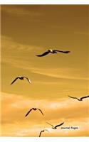 Journal Pages - Seagulls In Flight