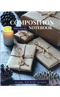 Arts & Crafts Composition Notebook: Composition Notebook 110 Pages (7.5 x 9.25 in) - Wide Ruled Notebook for Men Boys Girls Women for any Gift Giving Occasion