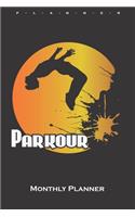 Parkour Backflip Monthly Planner