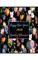 Happy New Year 2020 Yearly Planner