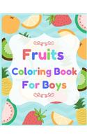 Fruits Coloring Book for Boys