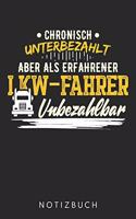 Chronisch Unterbezahlt Aber Als Erfahrener Lkw Fahrer Unbezahlbar: Din A5 Kariertes Heft (Kariert) Mit Karos Für Lkw Fahrer - Notizbuch Tagebuch Planer Lastkraftwagen Fahrer - Notiz Buch Geschenk Design Lastwagenfah