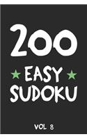 200 Easy Sudoku Vol 8