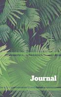 Journal: 6" x 9" lined journal for your daily thoughts - Fern Leaf Cover.