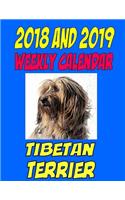 2018 and 2019 Weekly Calendar Tibetan Terrier